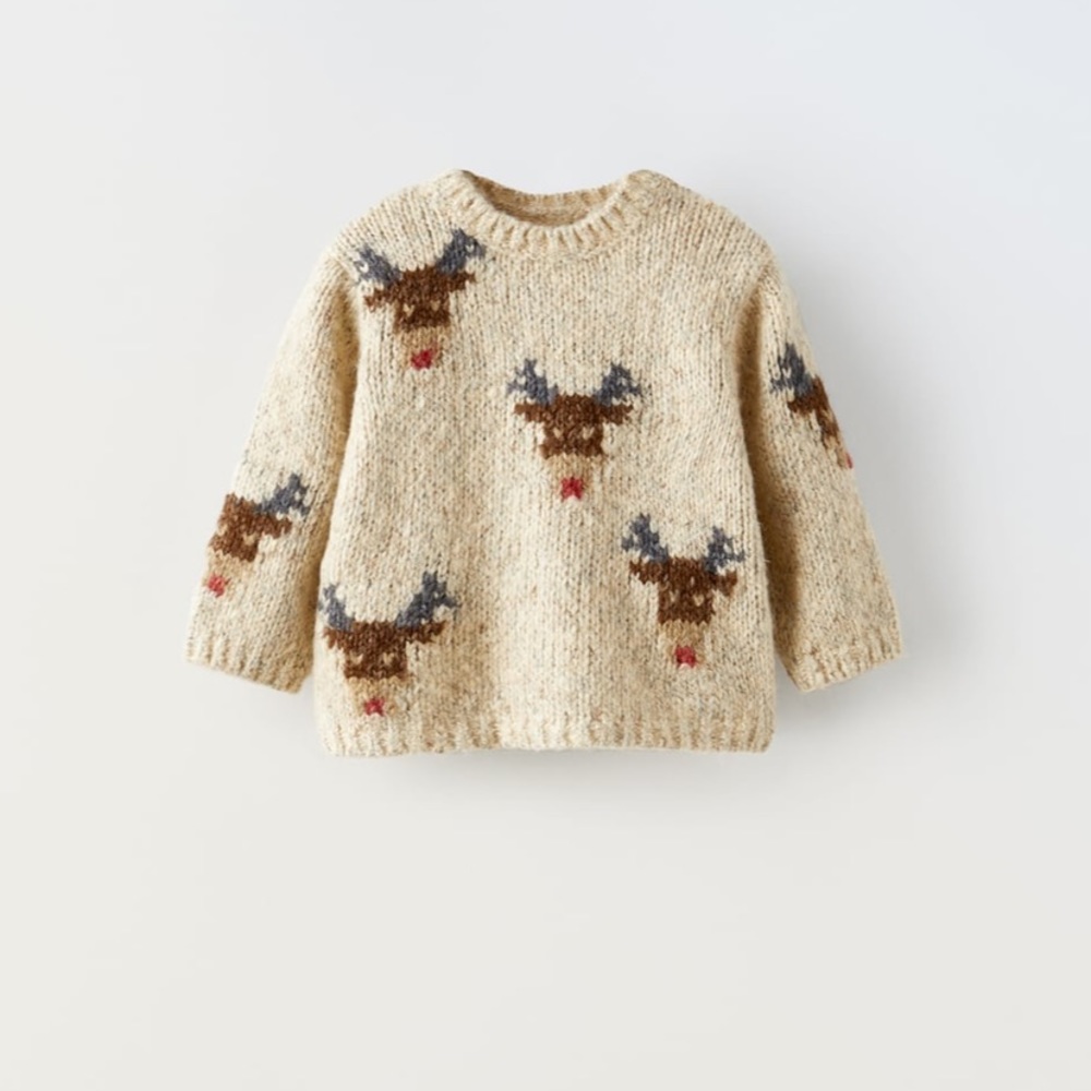 ZARA Rudolph Sweater Set. NWT. 3-6 Months.
